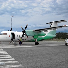 LN-WIG DHC-8 103 Widerøe TOS (4145 visingar) LN-WIG DHC-8 103 Widerøe TOS