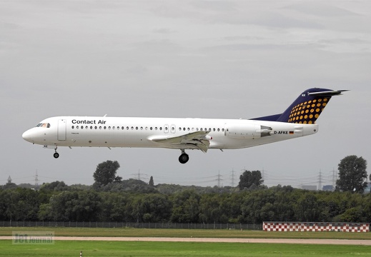 D-AFKE Fokker 100 Contactair