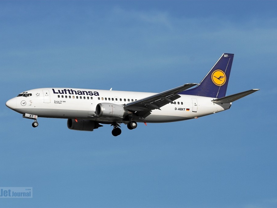 D-ABXT B737-330 Reutlingen Lufthansa (4770 Besuche) Frankfurt FRA/EDDF D-ABXT B737-330 Reutlingen Lufthansa