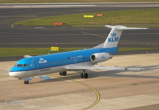 PH-KZE Fokker 70 KLM Cityhopper DUS