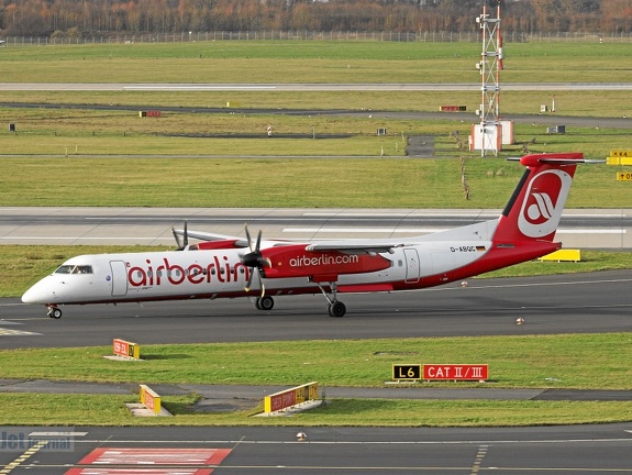 D-ABQC DHC-8 402 LGW Air Berlin DUS (1754 visite) D-ABQC DHC-8 402 LGW Air Berlin DUS