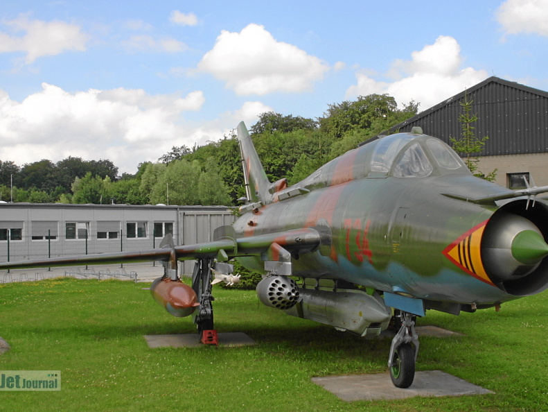 734, Su-22M4, ex. NVA (2026 odwiedzin) aufgestellt im JG-73 "S" in Laage 734, Su-22M4, ex. NVA