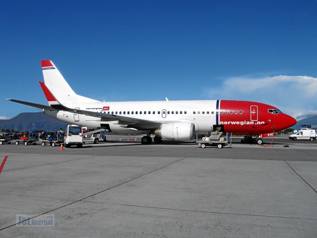 LN-KHC B737-31S Norwegian AES (2056 visits) LN-KHC B737-31S Norwegian AES