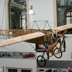 Bleriot XI (1686 Besuche) Nachbau / Replica, Verkehrsmuseum Dresden Bleriot XI