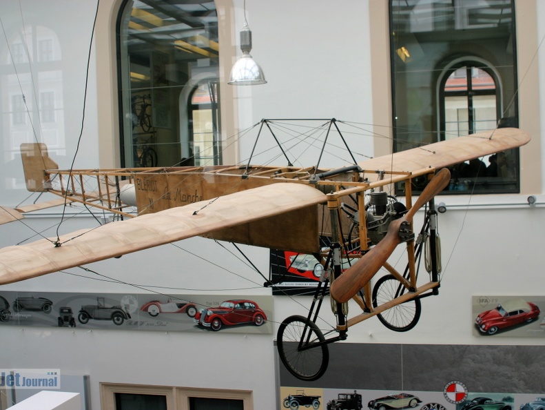 Bleriot XI (1682 odwiedzin) Nachbau / Replica, Verkehrsmuseum Dresden Bleriot XI