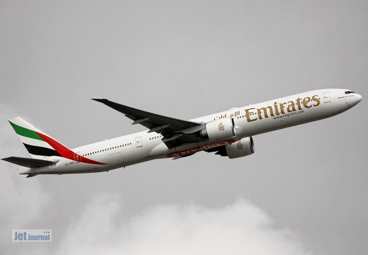 A6-EBV, Boeing B777-31HER, Emirates