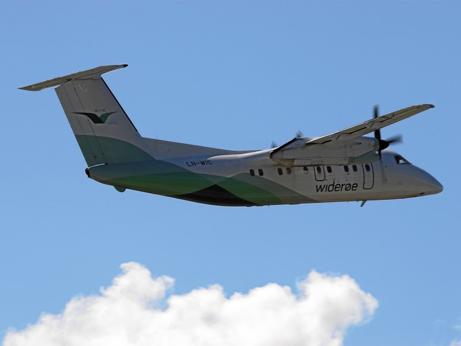 LN-WIC DHC-8-103 Widerøe BOO (2414 visitas) LN-WIC DHC-8-103 Widerøe BOO