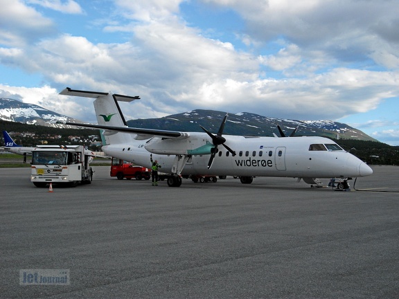 LN-WFD DHC-8 311B Widerøe TOS (4795 visitas) LN-WFD DHC-8 311B Widerøe TOS