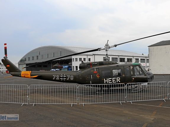 72+78, UH-1D, Deutsches Heer (2763 Besuche) Fritzlar 2015 72+78, UH-1D, Deutsches Heer