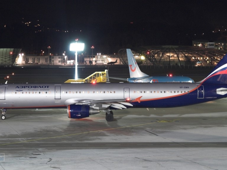 VP-BWN Alexander Skryabin A321-211 Aeroflot Salzburg SZG