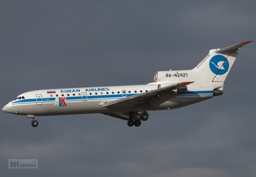 RA-42421 Yak-42D Kuban Airlines