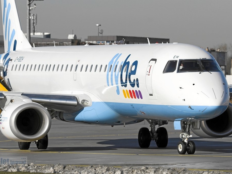 G-FBEH Embraer 195LR flybe Salzburg SZG