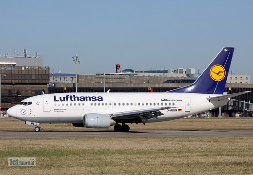 D-ABIN, Boeing 737-500, Lufthansa