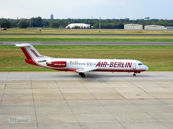 D-AGPE Fokker 100 Air Berlin