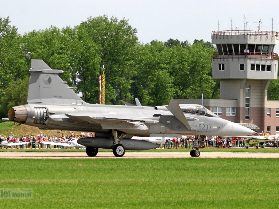 9237 JAS39C Gripen (2158 návštěv) Caslav Open Day 2007 9237 JAS39C Gripen