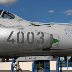 4003 MiG-21MFN detail steuerbord (807 visitas) 4003 MiG-21MFN detail steuerbord