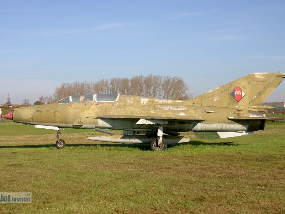 289, MiG-21U-600 (2232 visitas) ex. 289 NVA, ex. 23+95 Bundeswehr, Sammlung Dermsdorf/Koelleda 289, MiG-21U-600
