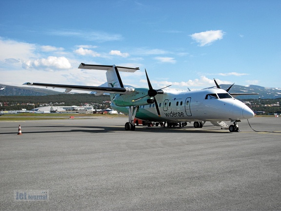 LN-WIU DHC-8 102A Widerøe TOS (4027 visits) LN-WIU DHC-8 102A Widerøe TOS