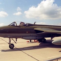 Hawker Hunter, 9 gelb (1805 visits) Finow 1997 Hawker Hunter, 9 gelb