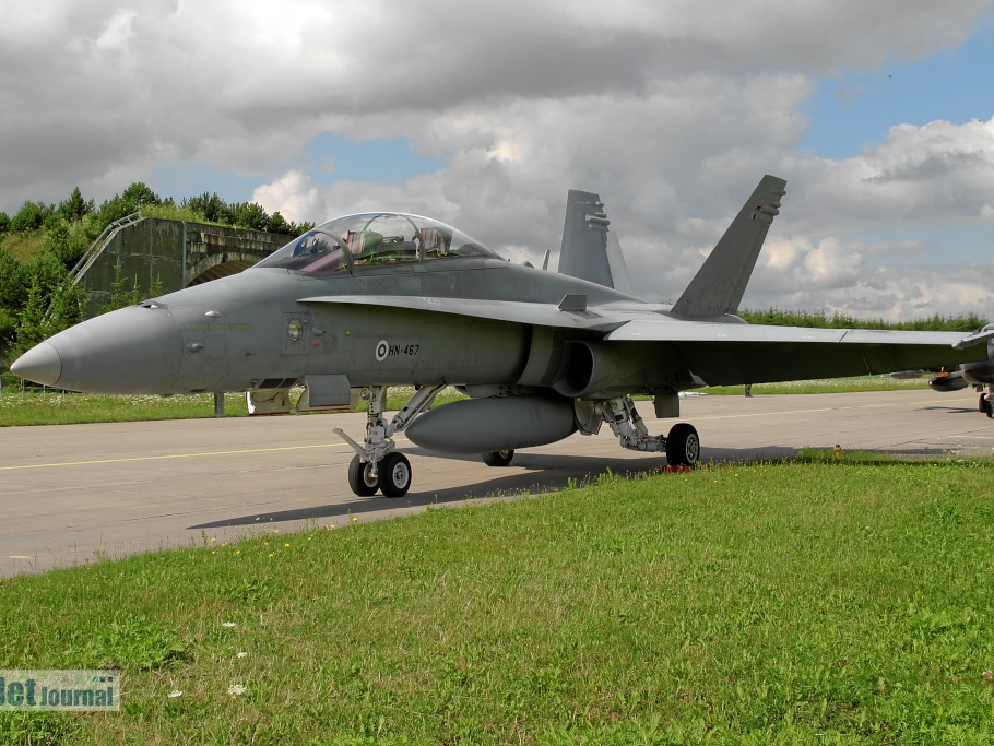 HN-467 F-18D Ilmavoimat Pic2 (2029 Besuche) Rostock Laage RLG ETNL HN-467 F-18D Ilmavoimat Pic2