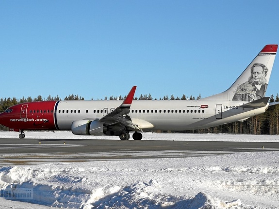 LN-NOG B737-86N Norwegian Luleå