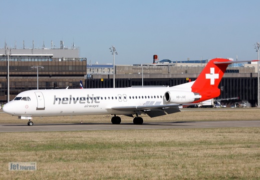 HB-JVE, Fokker 100 Helvetic