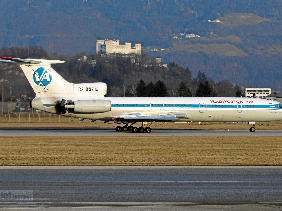 RA-85710 Tu-154M Vladivostok Air Salzburg SZG