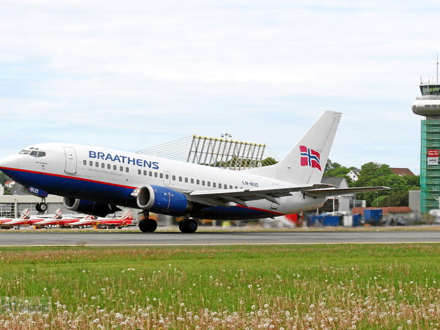 LN-BUD B737-505 SAS Braathens (1833 visitas) Sola/Stavanger/SVG/ENZV LN-BUD B737-505 SAS Braathens