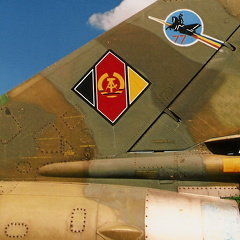 Su-22M4 Heck (2289 Besuche) ex. 682 NVA, mit Wappen JBG-77 Su-22M4 Heck
