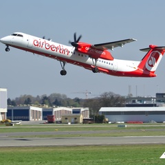 DHC-8-400Q / Bombardier Q400 D-ABQR airBerlin EDDH/HAM