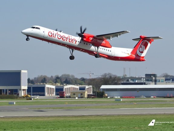 DHC-8-400Q / Bombardier Q400 D-ABQR airBerlin EDDH/HAM