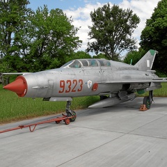 9323 MiG-21UM Malbork (935 visits) 9323 MiG-21UM Malbork