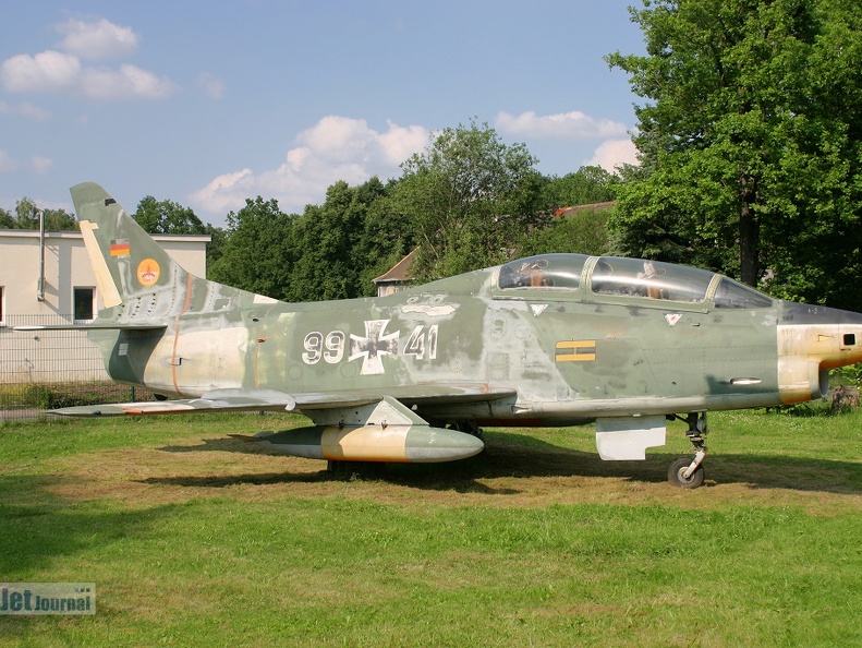 99+41, G-91/T3, ex. Deutsche Luftwaffe (816 visitas) Altenburg/Nobitz 99+41, G-91/T3, ex. Deutsche Luftwaffe