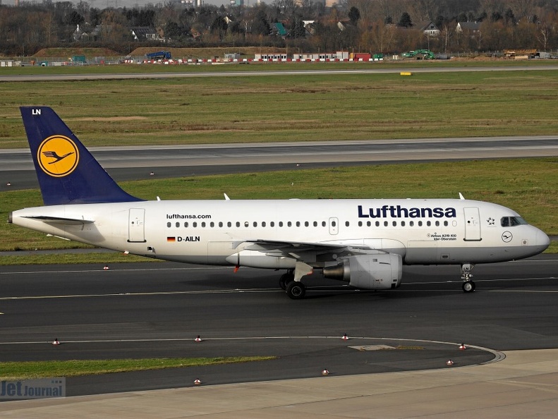 D-AILN A319-114 Lufthansa DUS (2096 visitas) D-AILN A319-114 Lufthansa DUS