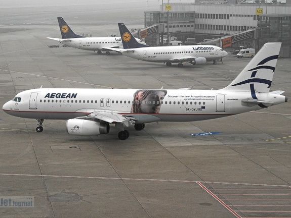 SX-DVU A320-232 Aegean Airlines (1186 visite) SX-DVU A320-232 Aegean Airlines
