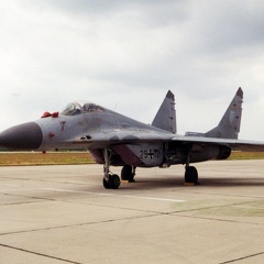 29+12, MiG-29, Deutsche Luftwaffe (2039 Besuche) ex. 679 NVA, Finow 1997 29+12, MiG-29, Deutsche Luftwaffe