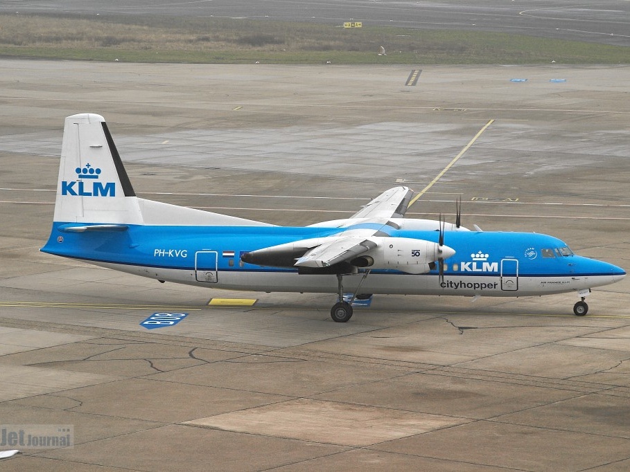 PH-KVG Fokker 50 KLM Cityhopper in DUS