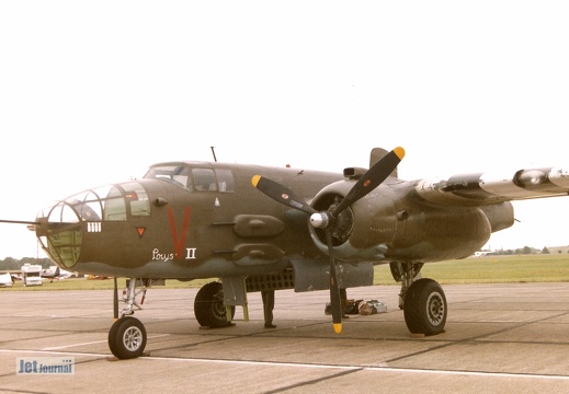 HD346 ND-V "Lotys II" B-25J Mitchell (2100 Besuche) Seriennummer 44-29507, Stendal/Borstel 1999 HD346 ND-V "Lotys II" B-25J Mitchell