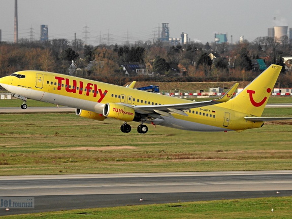 D-AHFY 737-8K5 TUIfly DUS (просмотров: 1686) D-AHFY 737-8K5 TUIfly DUS