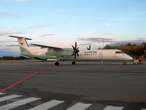 LN-WDK DHC-8 402 Widerøe TRF (3013 Besuche) Sandefjord Torp/TRF LN-WDK DHC-8 402 Widerøe TRF
