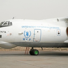 RA-76807 IL-76TD Aviacon Zitotrans, UN Humanitarian Air Services "WFP" markings