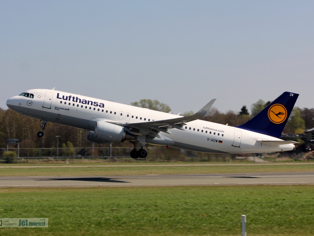 D-AIZW, Airbus A320 (3252 Besuche) D-AIZW, Airbus A320