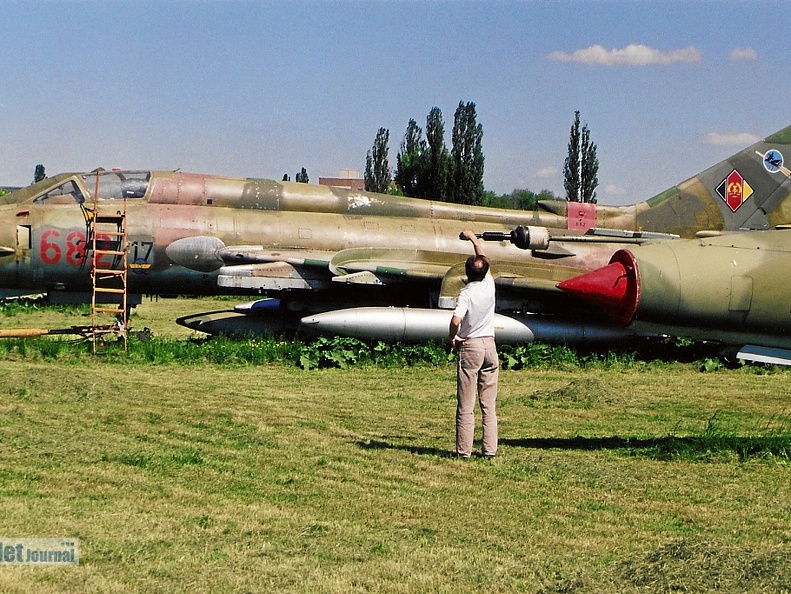 Su-22M4, ex. 682 NVA (2688 Besuche) Dermsdorf/Kölleda 1998 Su-22M4, ex. 682 NVA