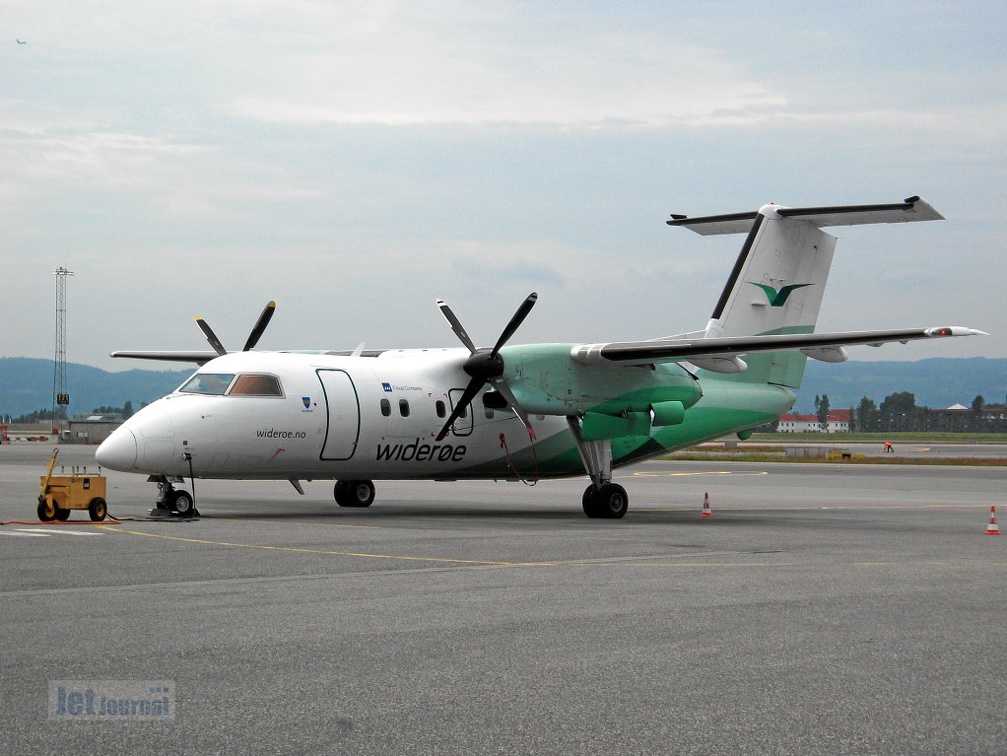 LN-ILS DHC-8 104 Widerøe OSL (5870 відвідувань) Oslo Gardermoen/OSL LN-ILS DHC-8 104 Widerøe OSL
