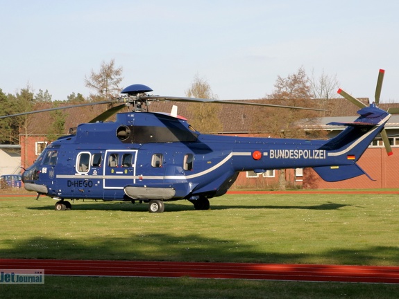 D-HEGO, AS-332L1 Super Puma Bundespolizei (1487 Besuche) D-HEGO, AS-332L1 Super Puma Bundespolizei