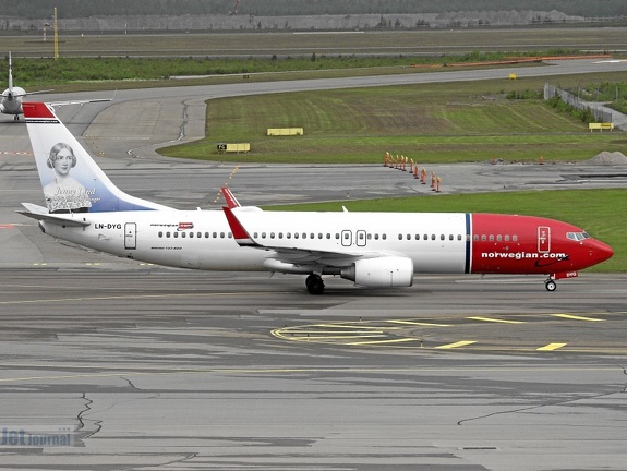 LN-DYG B737-8JP Norwegian Air Shuttle Jenny Lind (6791 Besuche) Helsinki Airport LN-DYG B737-8JP Norwegian Air Shuttle Jenny Lind