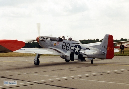 North American P-51D Mustang, B6-S, 473877 (2125 Besuche) Finow 1997 North American P-51D Mustang, B6-S, 473877