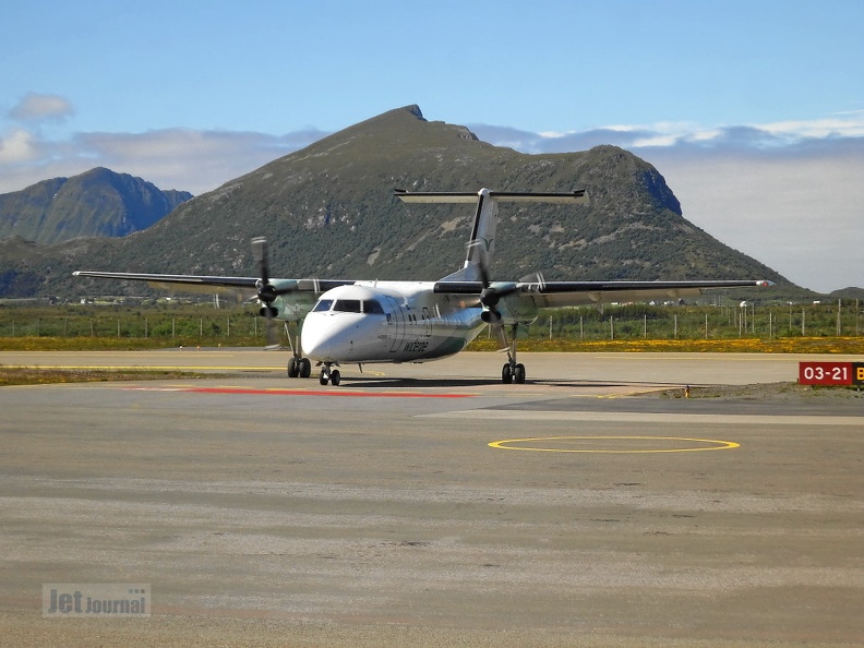 LN-WIM DHC-8 103B Widerøe Leknes (2406 odwiedzin) LN-WIM DHC-8 103B Widerøe Leknes