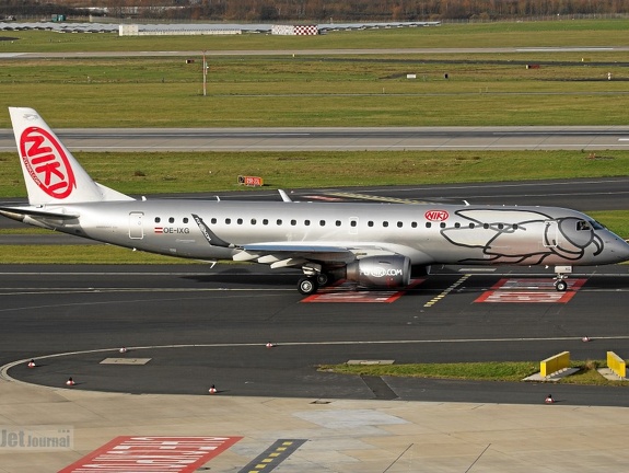 OE-IXG Embraer 190AR Niki DUS