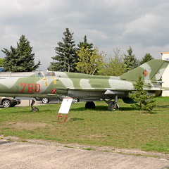 780 ex. NVA, MiG-21PFM / SPS (1974 visite) Grossenhain 2014 780 ex. NVA, MiG-21PFM / SPS